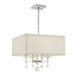 Paxton 4 Light Aged Brass Mini Chandelier 8105-AG