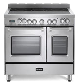 Verona VPFSEE365DSS Prestige 36" Electric Glass Top Double Oven Range - Stainless Steel