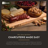 John Boos Chop-N-Slice Maple Wood Cutting Board for Kitchen Prep, 1.25" Thick, Large, Edge Grain, Charcuterie Boos Block, 20" x 14", Reversible