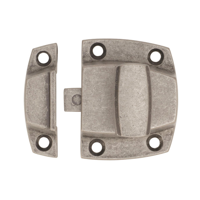 Amerock Cabinet Latch Aged Pewter 1-7/8 inch (48 mm) Length Highland Ridge 1 Pack Cabinet Hardware