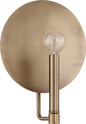 Capital Lighting 627711AD Wells 1 Light Sconce Aged Brass