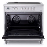 Verona VDFSIE365W Designer 36" Induction Single Oven Range - White