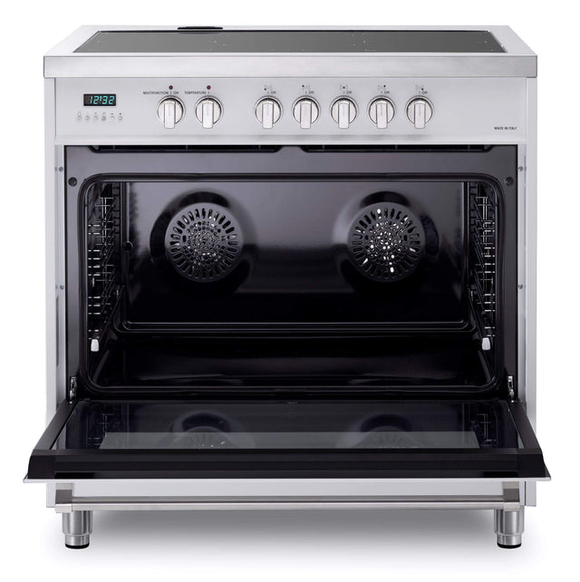 Verona VDFSEE365W Designer 36" Electric Glass Top Range - White