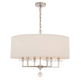 Paxton 6 Light Aged Brass Chandelier 8116-AG