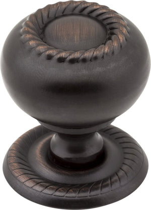 Jeffrey Alexander S6060DACM 1-1/4" Diameter Gun Metal Rope Rhodes Cabinet Knob