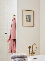 Amerock BH36060CCZ Clear/Champagne Bronze Single Robe Hook 2-15/16 in. (75 mm) Length Towel Holder Glacio Towel Hook for Bathroom Bathroom Hardware Bath Accessories