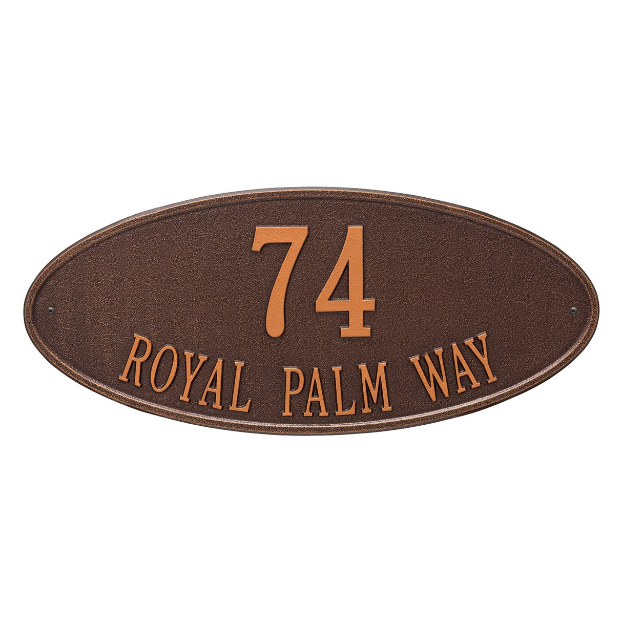 Whitehall 4010AC - Madison Oval - Estate Wall - Two Line