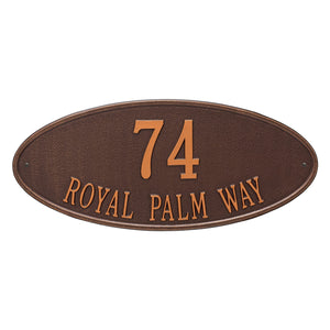 Whitehall 4010AC - Madison Oval - Estate Wall - Two Line