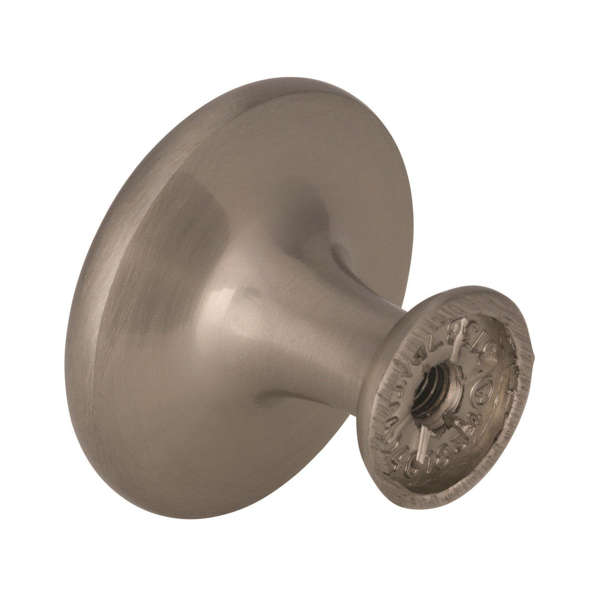 Amerock Cabinet Knob Satin Nickel 1-1/4 inch (32 mm) Diameter Everyday Heritage 1 Pack Drawer Knob Cabinet Hardware