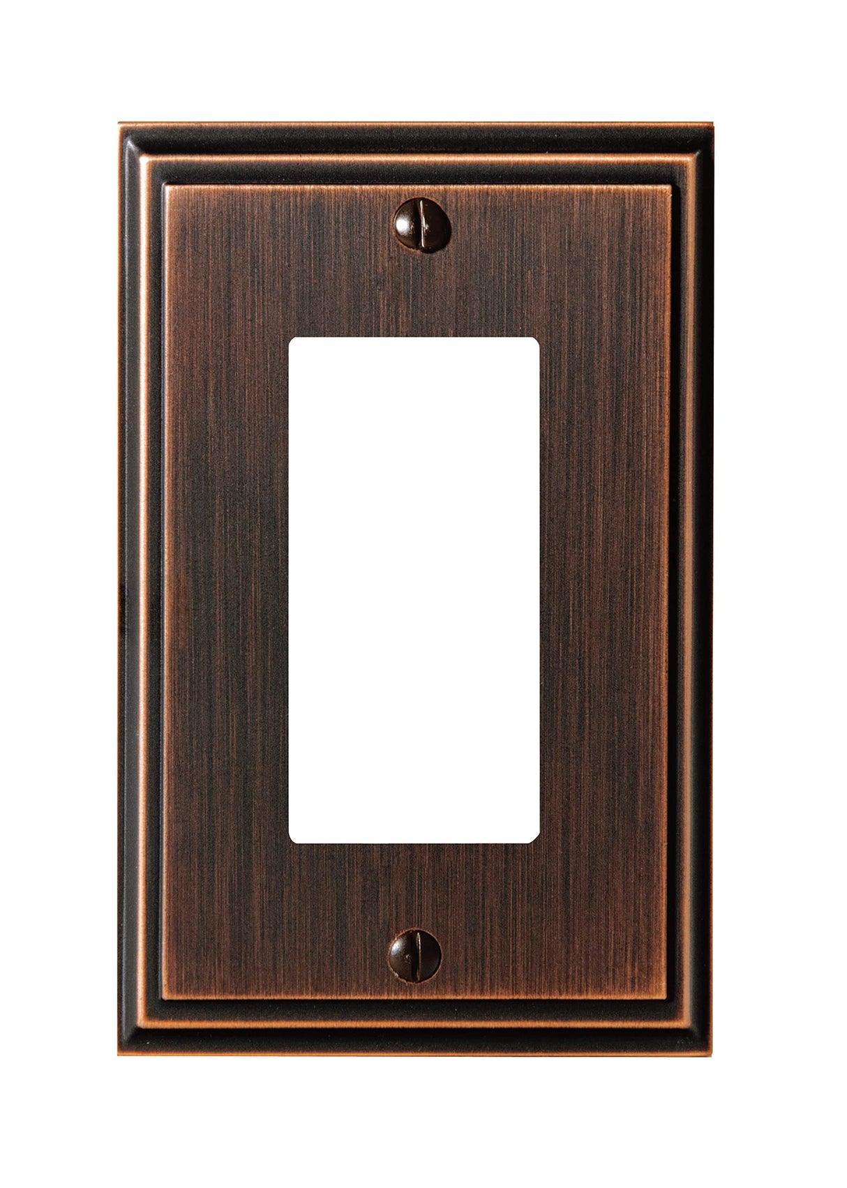 Amerock Wall Plate Oil Rubbed Bronze 1 Rocker Switch Plate Cover Mulholland 1 Pack Decora Wall Plate Light Switch Cover