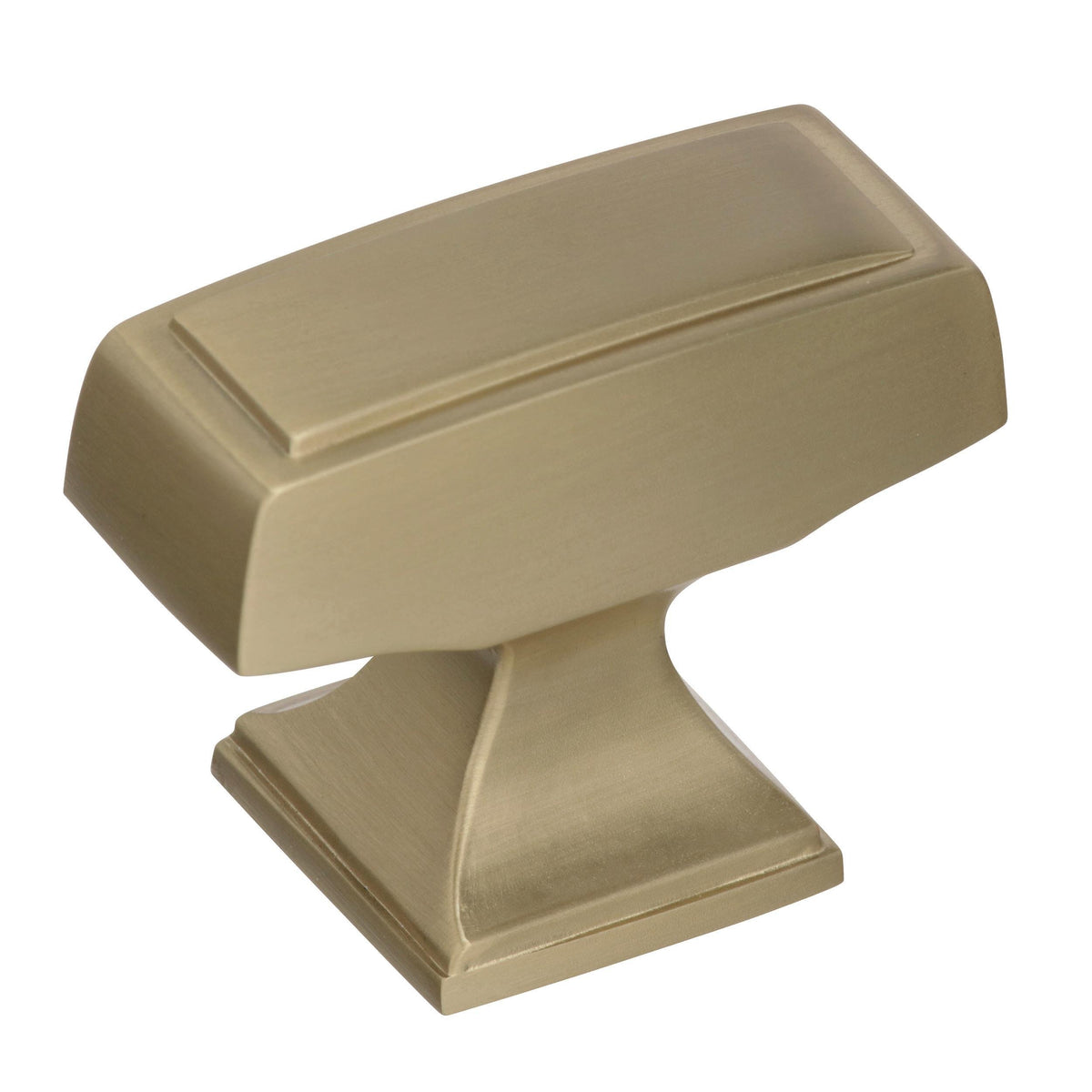 Amerock Cabinet Knob Golden Champagne 1-1/2 inch (38 mm) Length Mulholland 1 Pack Drawer Knob Cabinet Hardware
