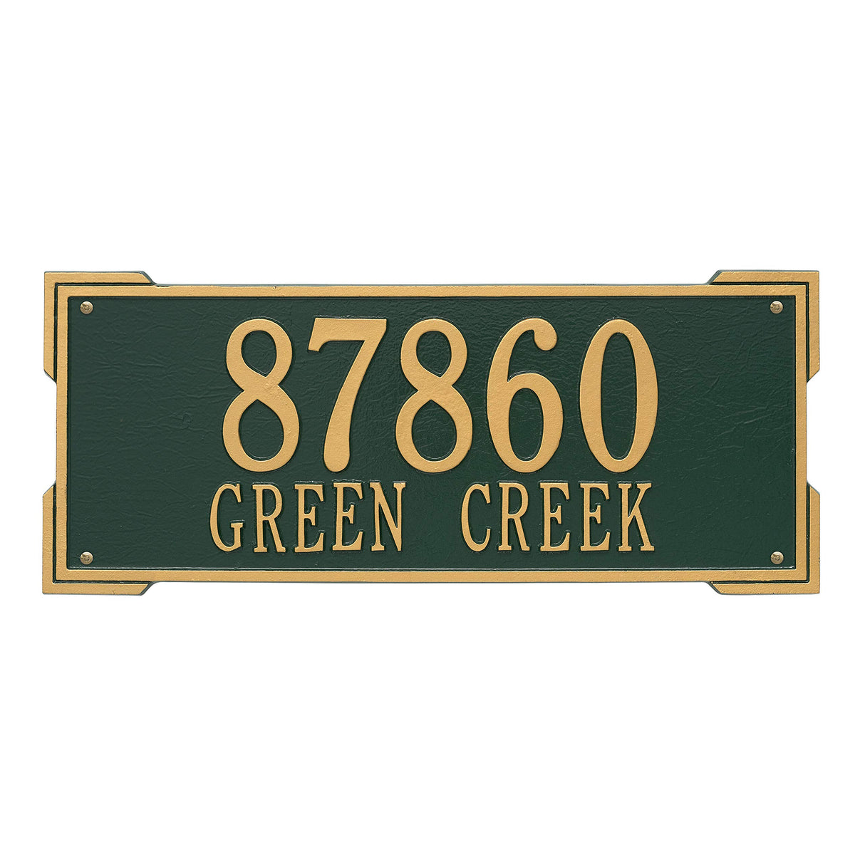 Whitehall 1020GG - Personalized Roanoke Plaque - Estate -Wall - 2 Line