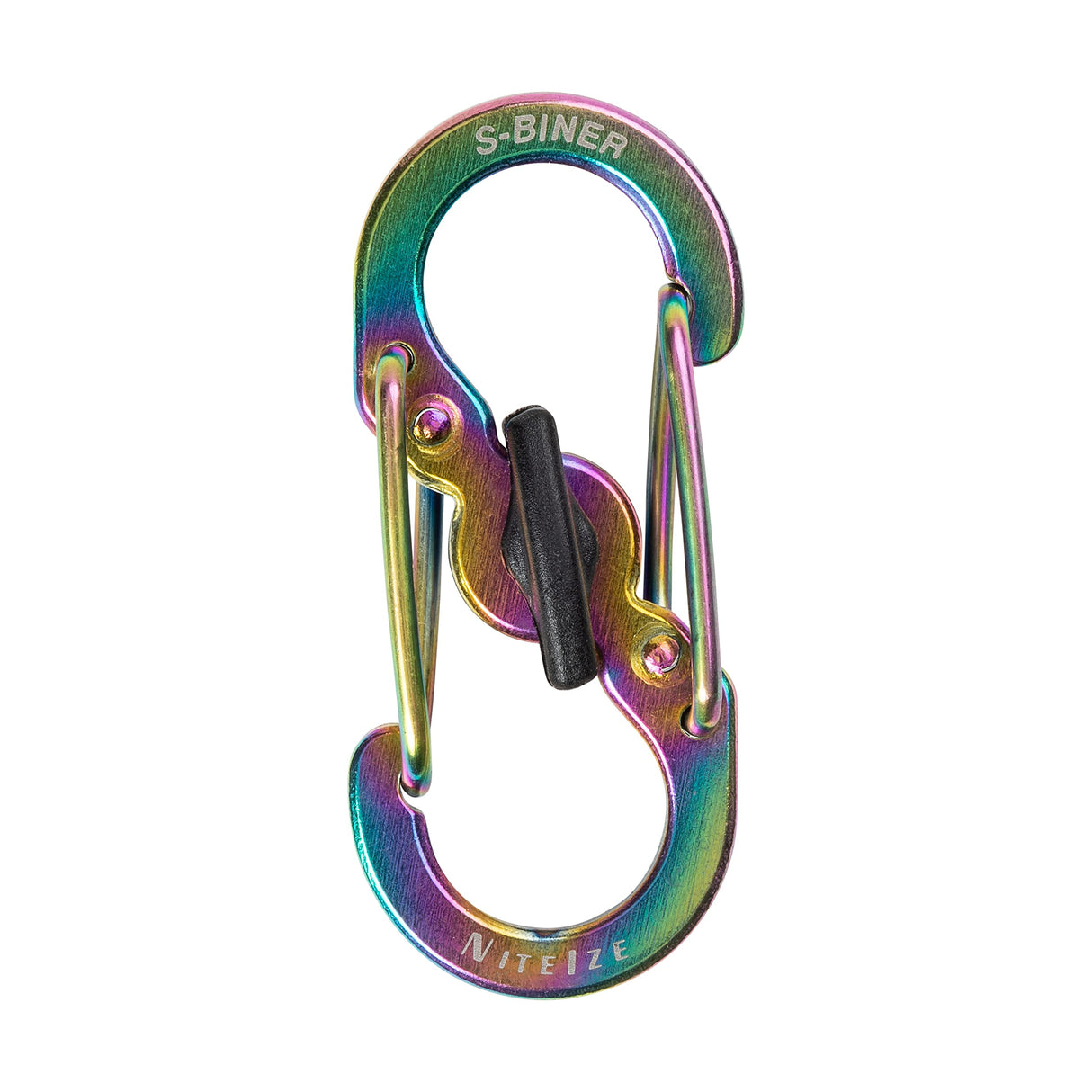 Nite Ize S-Biner MicroLock Aluminum, Locking Keychain Carabiner, 5 Pack, Assorted Colors