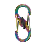 Nite Ize S-Biner MicroLock Aluminum, Locking Keychain Carabiner, 5 Pack, Assorted Colors