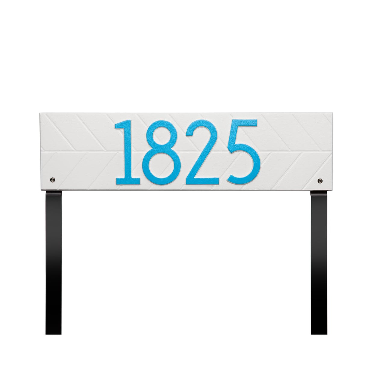 Whitehall 3909M1 - Herringbone Horizontal Plaque, Standard Lawn 1-line