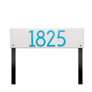 Whitehall 3909M1 - Herringbone Horizontal Plaque, Standard Lawn 1-line