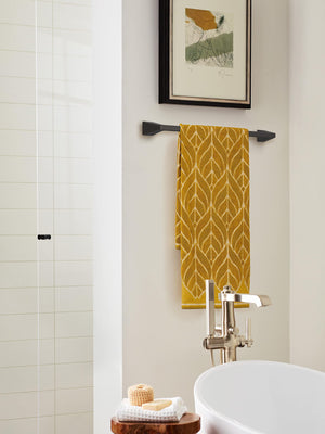 Amerock BH36004ORB Oil Rubbed Bronze Towel Bar 24 in (610 mm) Towel Rack Blackrock Bathroom Towel Holder Bathroom Hardware Bath Accessories
