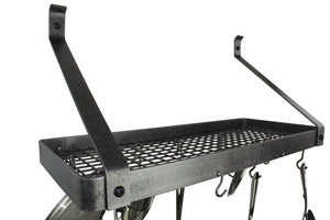 Enclume PR8AF-30 HS 30" Deep Bookshelf Rack w/Straight Arms & 12 Hooks HS