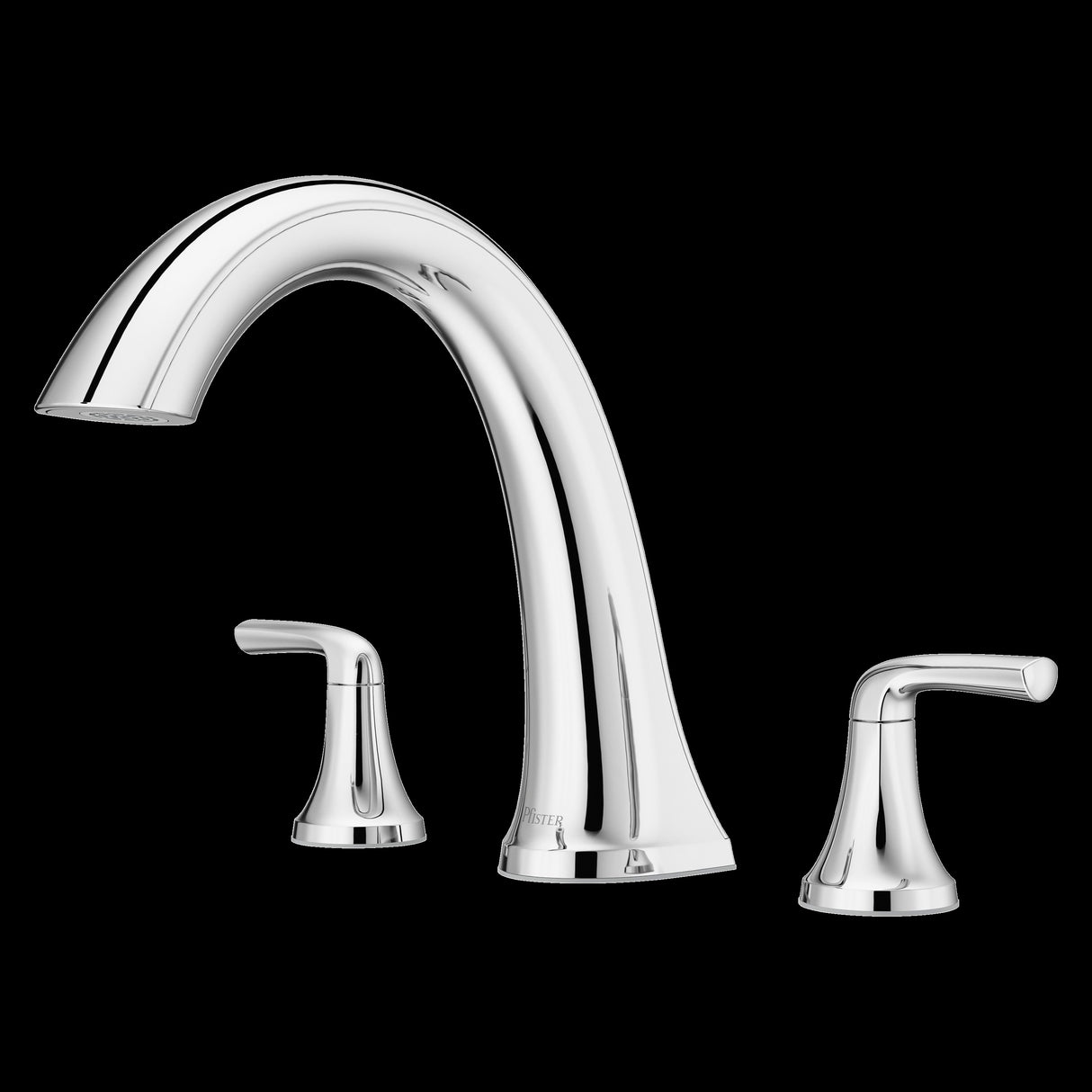 McAllen 2-Handle Roman Tub Trim in  Polished Chrome