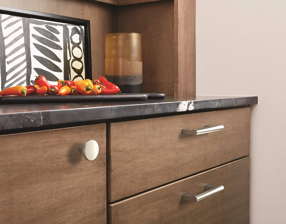 Amerock BP36912G10 Versa Cabinet Pull, 3-3/4 in. Center-to-Center, Satin Nickel