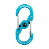 Nite Ize S-Biner MicroLock Aluminum, Locking Keychain Carabiner, 5 Pack, Assorted Colors