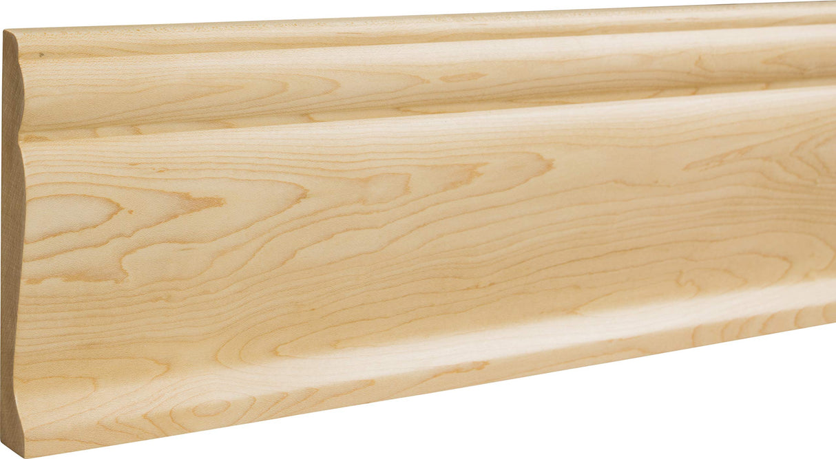 Hardware Resources BASE5-POP 3/4" D x 4-3/4" H Rubberwood Base Moulding