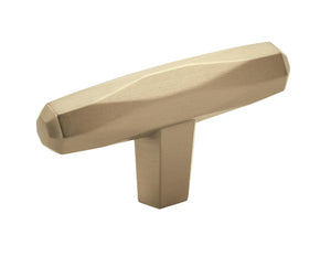 Amerock Cabinet Knob Golden Champagne 2-1/2 inch (64 mm) Length St. Vincent 1 Pack Drawer Knob Cabinet Hardware