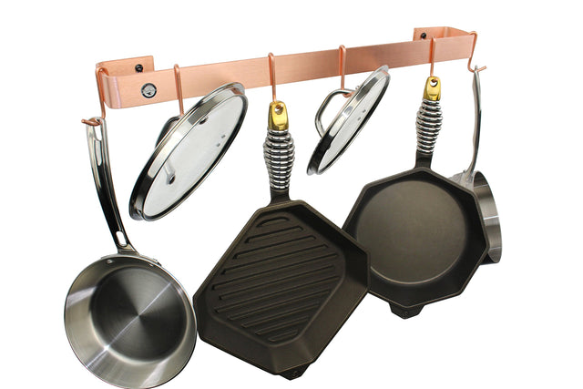 Enclume WR3 SCP 36" Classic Wall Rack Utensil Bar w/ 6 Hooks SCP