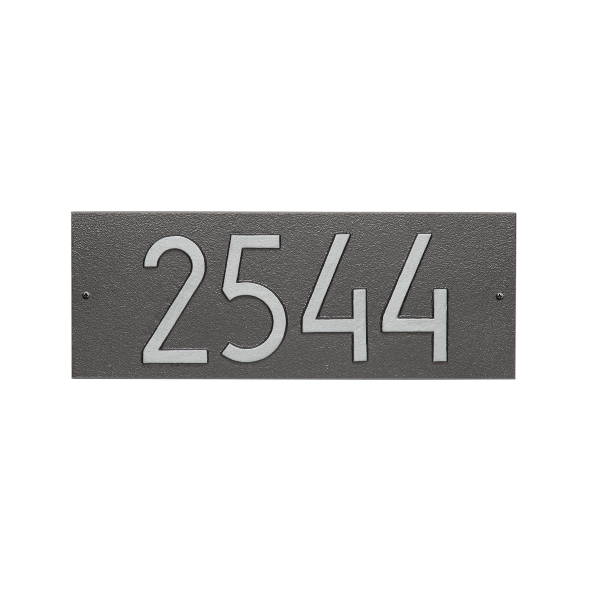 Whitehall 3903PS - Mid-Century Modern Rectangle Plaque, Standard Wall 1-line
