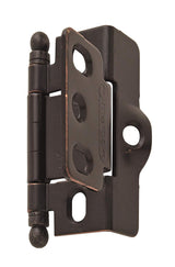 Amerock Cabinet Hinge 3/4 inch (19 mm) Door Thickness Hinge Oil Rubbed Bronze 1 Pack Non Self-Closing Hinge Full Wrap Hinge Cabinet Door Hinge