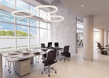 Kuzco PD80324-WH CUMULUS MINOR 24" PD White 120V TRIAC/ELV LED 3000K 90CRI 42W