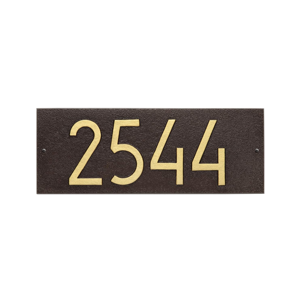Whitehall 3903OG - Mid-Century Modern Rectangle Plaque, Standard Wall 1-line