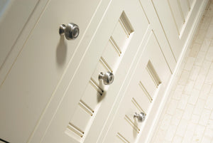 Amerock Cabinet Knob Satin Nickel 1-3/16 inch (30 mm) Diameter Kane 1 Pack Drawer Knob Cabinet Hardware