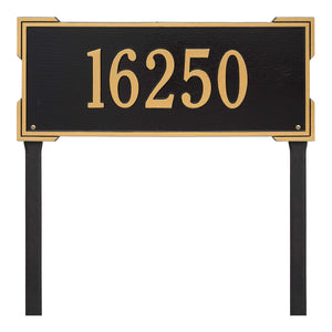 Whitehall 1121BG - Personalized Roanoke Plaque - Estate -Lawn - 1 Line