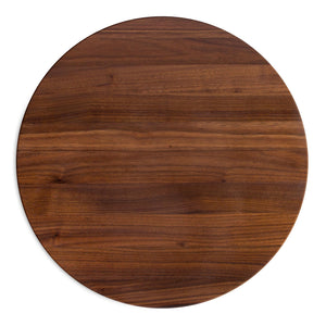 John Boos WAL-R18 Large Walnut Wood Cutting Board for Kitchen Prep 18 Inches Diameter, 1.5 Thick Reversible End Grain Round Charcuterie Block 18DIAX1.5 WAL-EDGE GR-REV-BRANDED