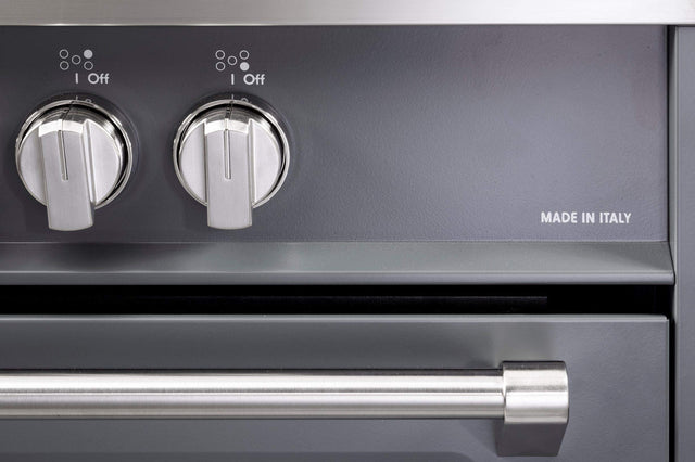 Verona VDFSGE365SG Designer 36" Dual Fuel Single Oven Range - Slate Gray