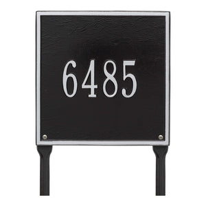 Whitehall 2113BS - Personalized Square Plaque - Standard - Lawn - 1 line