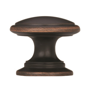 Amerock Cabinet Knob Oil Rubbed Bronze 1-1/4 inch (32 mm) Diameter Ravino 1 Pack Drawer Knob Cabinet Hardware