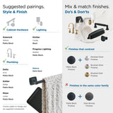 Amerock BH36091MB Matte Black Single Post Toilet Paper Holder 7-1/16 in. (179 mm) Length Toilet Tissue Holder Stature Bath Tissue Holder Bathroom Hardware Bath Accessories
