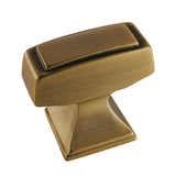 Amerock Cabinet Knob Gilded Bronze 1-1/4 inch (32 mm) Length Mulholland 1 Pack Drawer Knob Cabinet Hardware
