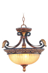 Livex Lighting 8565-63 Villa Verona Convertible Hanging Lantern/Ceiling Mount
