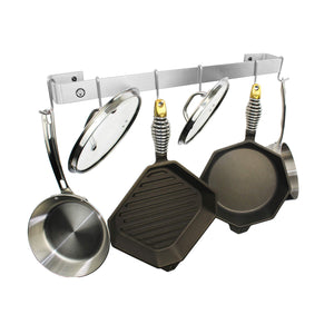 Enclume WR2 SS 30" Classic Wall Rack Utensil Bar w/ 6 Hooks SS