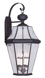 Livex Lighting 2366-07 Georgetown 4-Light Outdoor Wall Lantern, Bronze