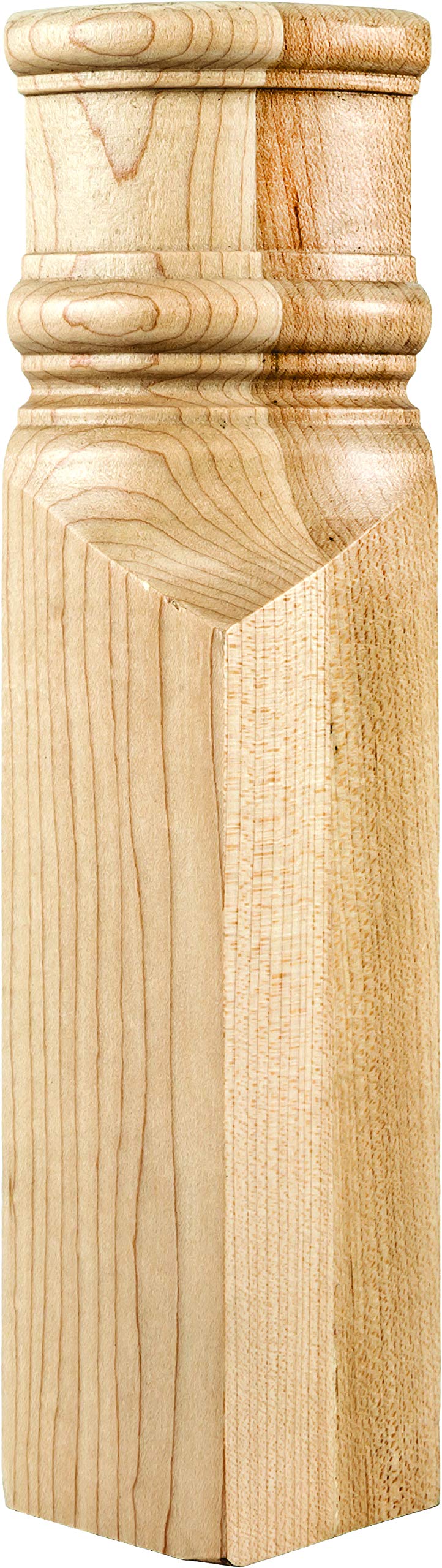 Hardware Resources SROS1WB 3" W x 7/8" D x 3" H White Birch Star Rosette