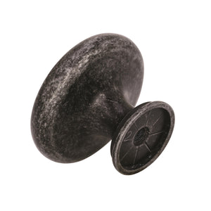 Amerock Cabinet Knob Wrought Iron Dark 1-5/16 inch (33 mm) Diameter Inspirations 1 Pack Drawer Knob Cabinet Hardware