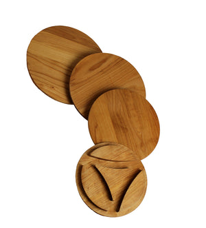 Enclume SET4TC AL Solid Alder Wood Shelves for 4-Tier Stands