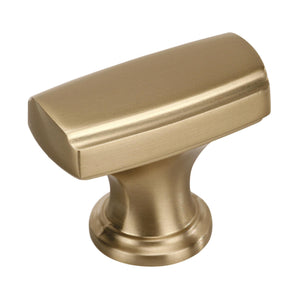Amerock Cabinet Knob Golden Champagne 1-3/8 inch (35 mm) Length Highland Ridge 1 Pack Drawer Knob Cabinet Hardware