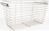 Hardware Resources POB1-162317SN Satin Nickel Closet Pullout Basket with Slides 16"D x 23"W x 17"H