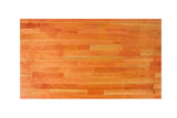 John Boos CHYKCT2-14536-V Edge-Grain Cherry Butcher Block Countertop - 2-1/4" Thick, 145"L x 36"W, Varnique Semi-Gloss