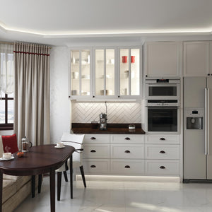 Task Lighting LP12QD4NDBBZ30 12-1/2" 400 Lumen Direct Voltage DV Lighted Power Strip, Bronze Finish, Black Receptacles, 3000K Soft White